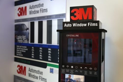 3m window tint display