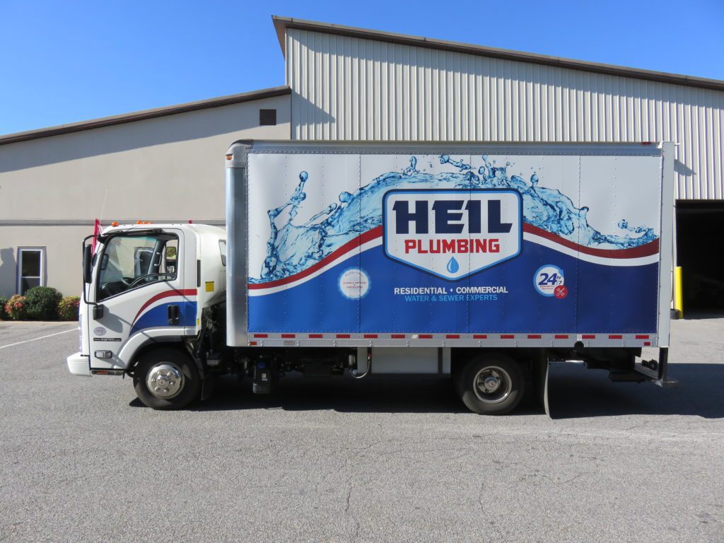 Truck with vinyl Wrap