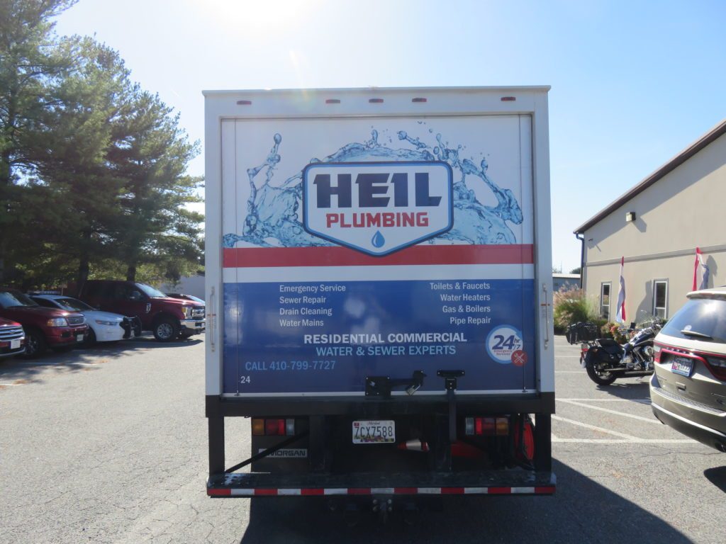 Truck with vinyl Wrap