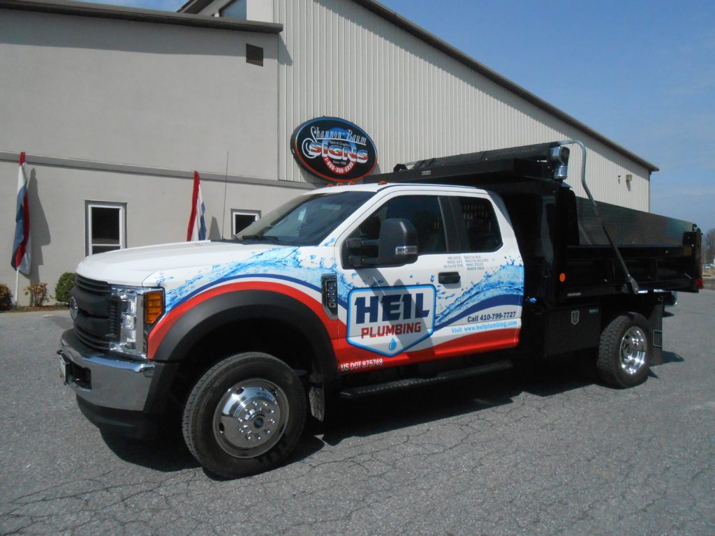 Truck with vinyl Wrap